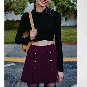 Urban Outfitters Pleated Button Panel Skirt 2